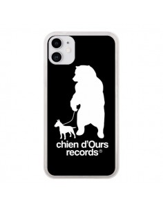 Coque iPhone 11 Chien d'Ours Records Musique - Bertrand...