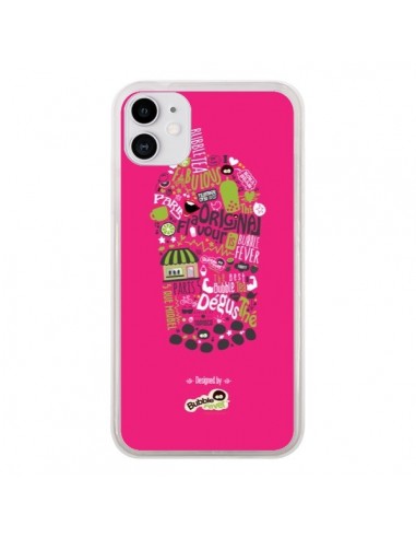 Coque iPhone 11 Bubble Fever Original Flavour Rose - Bubble Fever