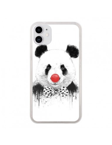 Coque iPhone 11 Clown Panda - Balazs Solti