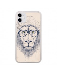 Coque iPhone 11 Cool Lion Lunettes - Balazs Solti