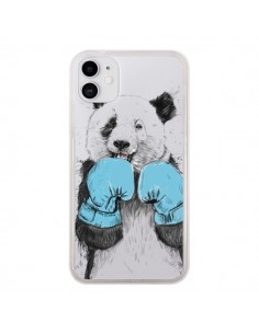 Coque iPhone 11 Winner Panda Gagnant Transparente -...