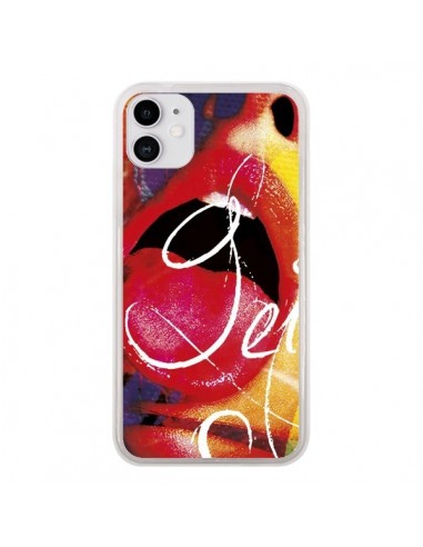 Coque iPhone 11 Get Bouche Sexy - Brozart