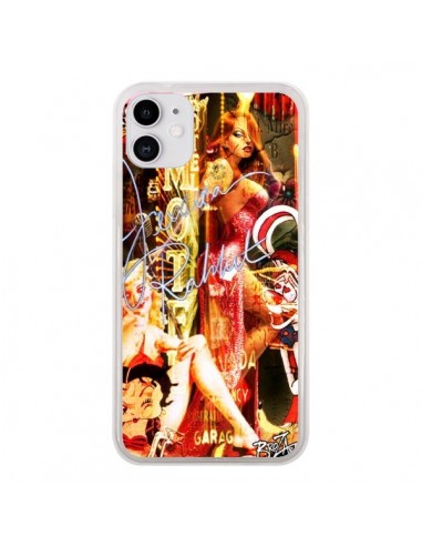 Coque iPhone 11 Jessica Rabbit Betty Boop - Brozart