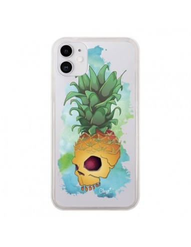 Coque iPhone 11 Crananas Crane Ananas Transparente - Chapo