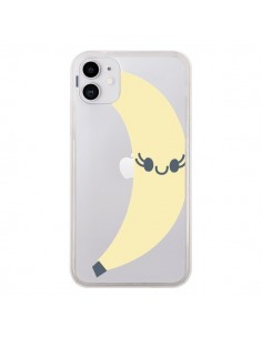 Coque iPhone 11 Banana Banane Fruit Transparente -...