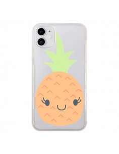 Coque iPhone 11 Ananas Pineapple Fruit Transparente -...