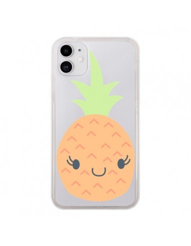 Coque iPhone 11 Ananas Pineapple Fruit Transparente - Claudia Ramos