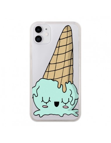 Coque iPhone 11 Ice Cream Glace Summer Ete Renverse Transparente - Claudia Ramos