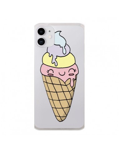 Coque iPhone 11 Ice Cream Glace Summer Ete Parfum Transparente - Claudia Ramos