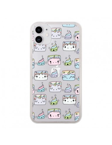 Coque iPhone 11 Licorne Unicorn Cute Swag Transparente - Claudia Ramos