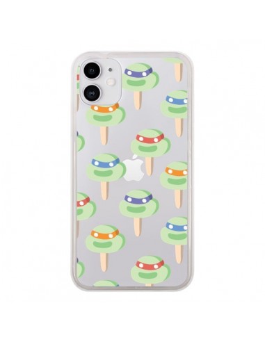 Coque iPhone 11 Tortues Ninja Tortle Transparente - Claudia Ramos