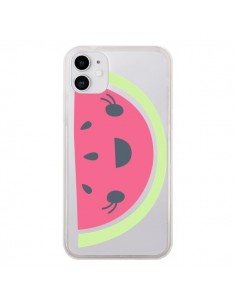 Coque iPhone 11 Pasteque Watermelon Fruit Transparente -...