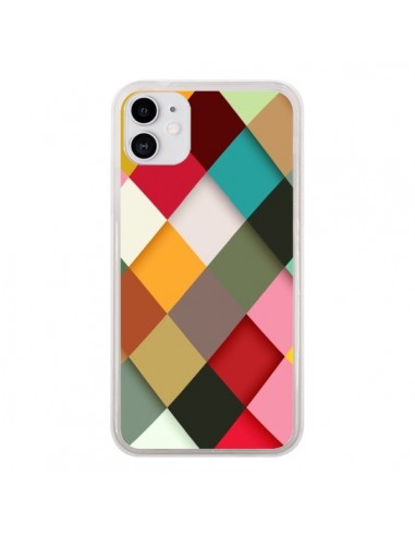 Coque iPhone 11 Colorful Mosaique - Danny Ivan