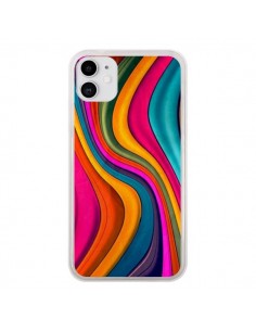 Coque iPhone 11 Love Color Vagues - Danny Ivan