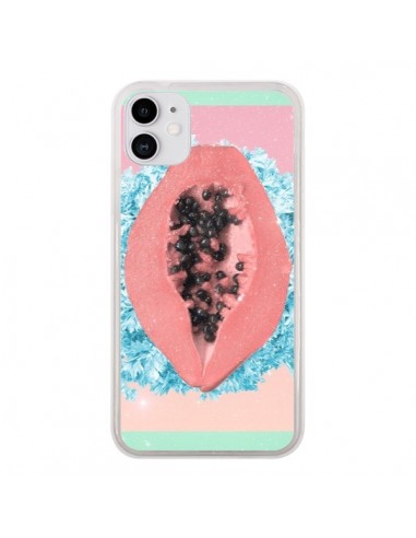 Coque iPhone 11 Papaya Rocks Fruit - Danny Ivan