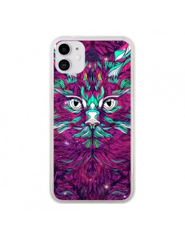 Coque iPhone 11 Space Cat Chat espace - Danny Ivan