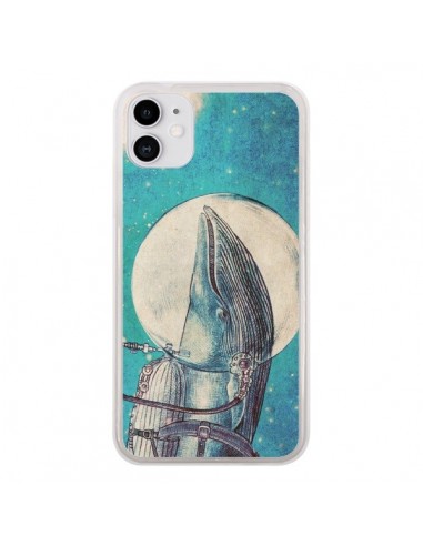 Coque iPhone 11 Baleine Whale Voyage Journey - Eric Fan