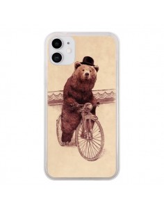Coque iPhone 11 Ours Velo Barnabus Bear - Eric Fan