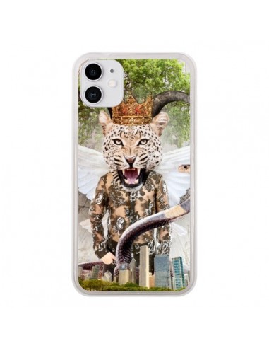 Coque iPhone 11 Hear Me Roar Leopard - Eleaxart