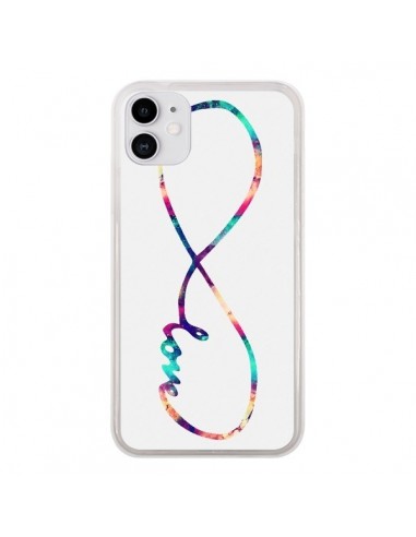 Coque iPhone 11 Love Forever Infini Couleur - Eleaxart