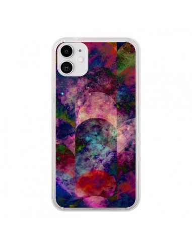 Coque iPhone 11 Abstract Galaxy Azteque - Eleaxart