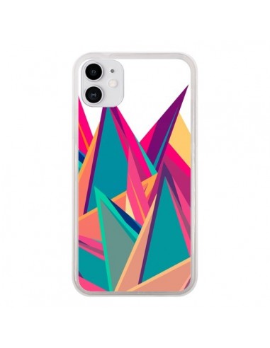 Coque iPhone 11 Triangles Intensive Pic Azteque - Eleaxart