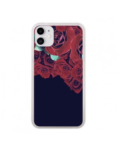 Coque iPhone 11 Roses - Eleaxart