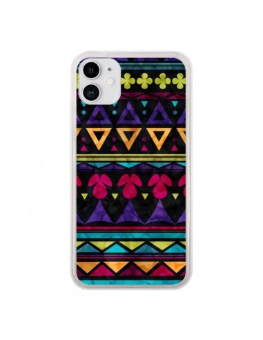 Coque iPhone 11 Triangles Pattern Azteque - Eleaxart