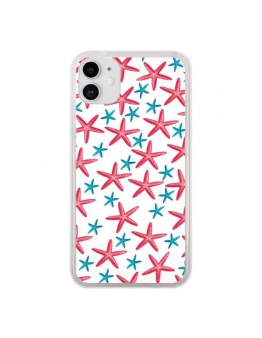 Coque iPhone 11 Etoiles de mer Estrellitas - Eleaxart