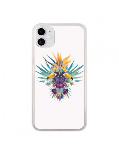 Coque iPhone 11 Exotic Toucans Summer Ete - Eleaxart