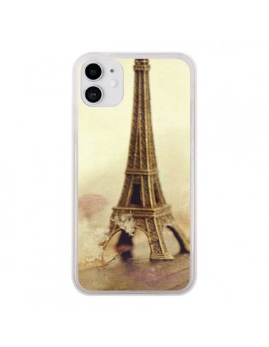 Coque iPhone 11 Tour Eiffel Vintage - Irene Sneddon