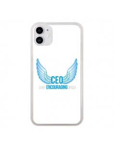 Coque iPhone 11 CEO Chief Encouraging Officer Bleu - Shop...
