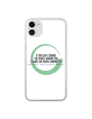 Coque iPhone 11 Peter Shankman, Changing People - Shop Gasoline
