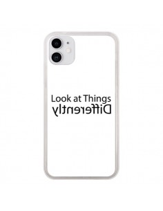 Coque iPhone 11 Look at Different Things Black - Shop...
