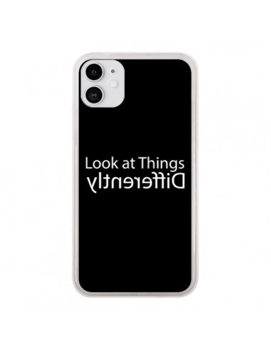 Coque iPhone 11 Look at Different Things White - Shop Gasoline