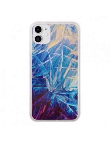 Coque iPhone 11 Fleurs Violettes françaises - Ebi Emporium