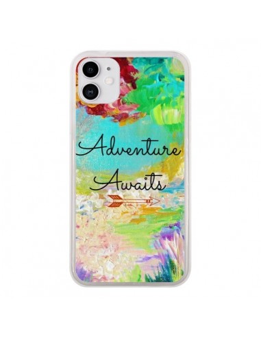 Coque iPhone 11 Adventure Awaits Fleurs - Ebi Emporium