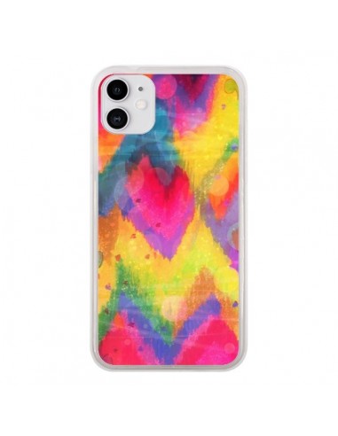 Coque iPhone 11 Coeur Tribal - Ebi Emporium