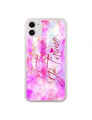 Coque iPhone 11 Je t'aime I Love You - Ebi Emporium