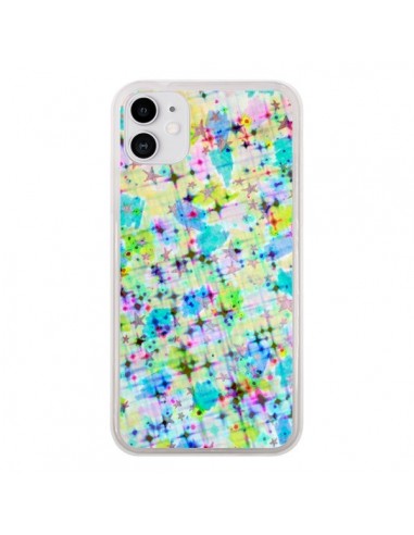 Coque iPhone 11 Stars Etoiles Bleues - Ebi Emporium