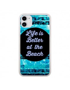 Coque iPhone 11 Life is Better at The Beach - Ebi Emporium