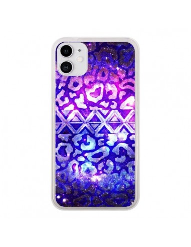 Coque iPhone 11 Tribal Leopard Galaxy - Ebi Emporium