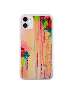 Coque iPhone 11 Strawberry Confetti Flowers - Ebi Emporium
