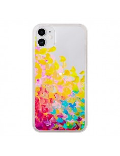 Coque iPhone 11 Creation in Color Jaune Yellow...