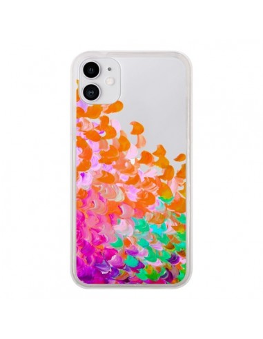 Coque iPhone 11 Creation in Color Orange Transparente - Ebi Emporium