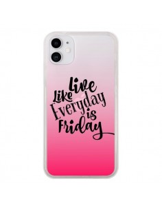 Coque iPhone 11 Everyday Friday Vendredi Live Vis...