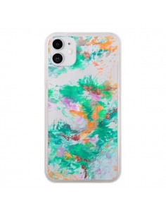 Coque iPhone 11 Mermaid Sirene Fleur Flower Transparente...