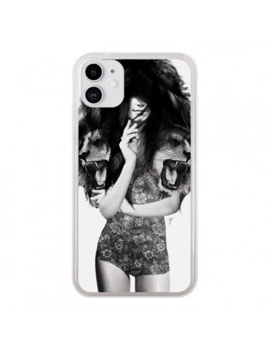 Coque iPhone 11 Femme Lion - Jenny Liz Rome