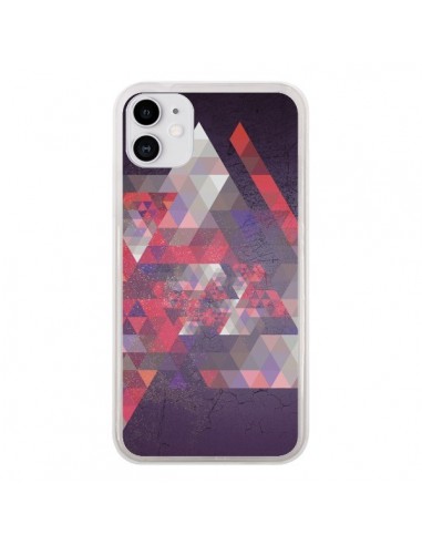 Coque iPhone 11 Azteque Gheo Violet - Javier Martinez