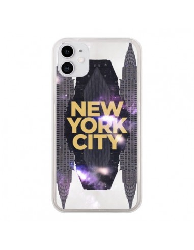 Coque iPhone 11 New York City Orange - Javier Martinez